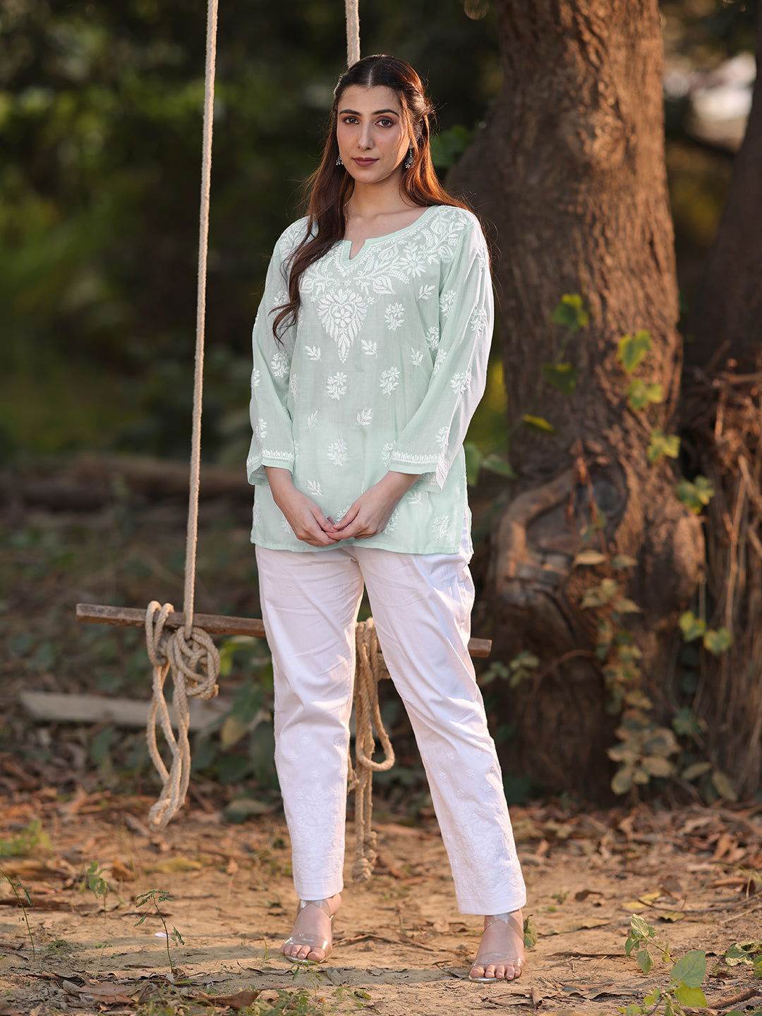 LEILA Chikankari Top - KRI CHIKANKARI